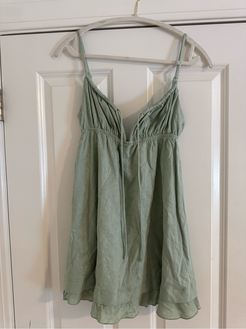 Princess Polly Sage Green Sundress